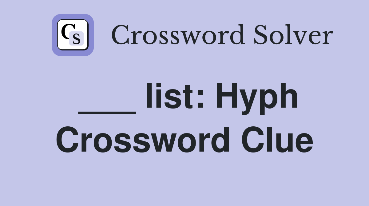 newspaper opinion page hyph crossword